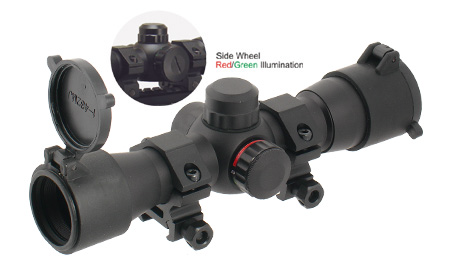 Коллиматорный прицел Leapers (ЛИПЕРС) Golden Image SCP-RD25RGD UTG 1 inch Red/Green Dot SWATFORCE Scope на призму 10-12 мм (ласточкин хвост)